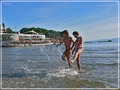 splashing