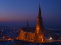 winter sunset